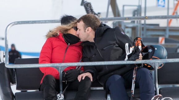 Brigitte et Emmanuel Macron s'offrent une petite virée au ski