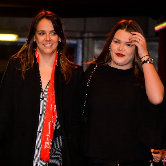 Pauline Ducruet (présidente de l'événement) et Camille Gottlieb - 6ème édition de "New Generation", compétition pour de jeunes artistes présentée par le festival international du cirque de Monte-Carlo à l'Espace Fontvieille à Monté-Carlo, Monaco le 4 février 2017. © Michael Alesi/Pool restreint Monaco/Bestimage