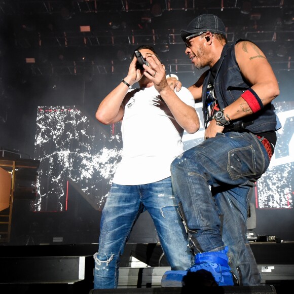 Concert du groupe NTM avec Joey Starr et Kool Shen lors de la Fête de l'Humanité 2018 au parc de la Courneuve le 14 septembre 2018. © Lionel Urman/Bestimage