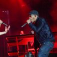 Concert du groupe NTM avec Joey Starr et Kool Shen lors de la Fête de l'Humanité 2018 au parc de la Courneuve le 14 septembre 2018. © Lionel Urman/Bestimage