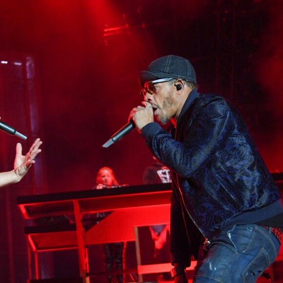 Concert du groupe NTM avec Joey Starr et Kool Shen lors de la Fête de l'Humanité 2018 au parc de la Courneuve le 14 septembre 2018. © Lionel Urman/Bestimage