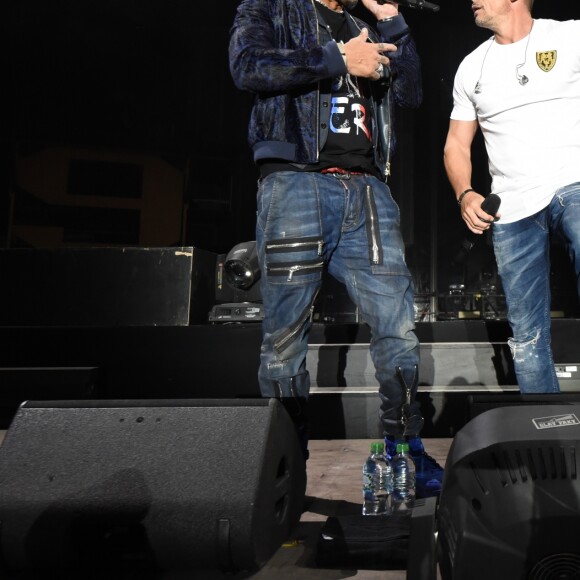 Concert du groupe NTM avec Joey Starr et Kool Shen lors de la Fête de l'Humanité 2018 au parc de la Courneuve le 14 septembre 2018. © Lionel Urman/Bestimage