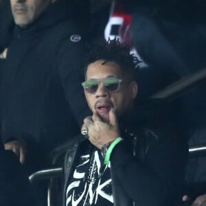 Joey Starr (JoeyStarr) dans les tribunes du parc des Princes à Paris, France, le 6 mars 2019 © Cyril Moreau/Bestimage