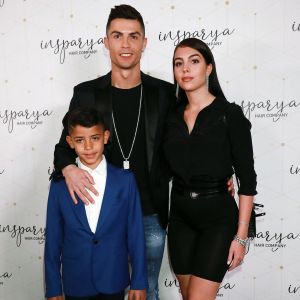 Cristiano Ronaldo ouvre une clinique de greffe de cheveux "Insparya Hair Clinic'" à Madrid, Espagne, le 18 mars 2019.
