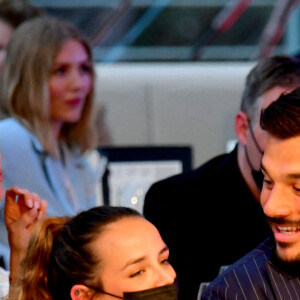 Pauline Ducruet et son compagnon Maxime Giaccardi - Soirée Amber Lounge 2021 Fashion Show au Grimaldi Forum pendant le 78ème Grand Prix de Monaco, le 21 mai 2021. Le groupe Amber a été fondé par S. Irvine. Malgré des restrictions de covid, l'équipe a travaillé sans relâche pour organiser un événement de mode dynamique et artistique. © Bruno Bebert/Bestimage  People during the Amber Lounge 2021 Fashion Show on May 21, 2021 in Monte-Carlo, Monaco. The Amber Lounge Fashion Show, made its return after a year and a half of enforced silence with partners Gulf Oil International and Oribe. Despite running under covid restrictions, the team worked endlessly to deliver a dynamic and artistic fashion event. 