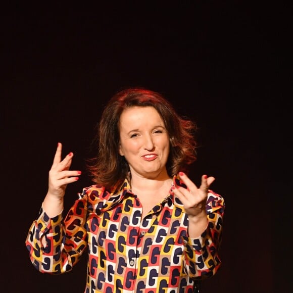 Anne Roumanoff lors des 14e Sérénissimes de l'Humour au Grimaldi Forum, à Monaco, pour la dernière soirée du festival le 23 mars 2019. © Bruno Bebert/Bestimage