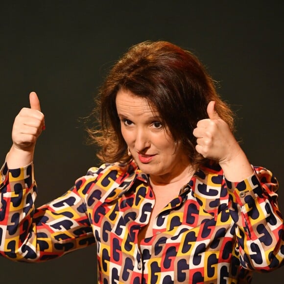 Anne Roumanoff lors des 14e Sérénissimes de l'Humour au Grimaldi Forum, à Monaco, pour la dernière soirée du festival le 23 mars 2019. © Bruno Bebert/Bestimage