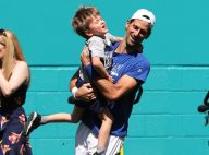 Novak Djokovic : Papa détendu avec son fils Stefan au Masters 1000 de Miami