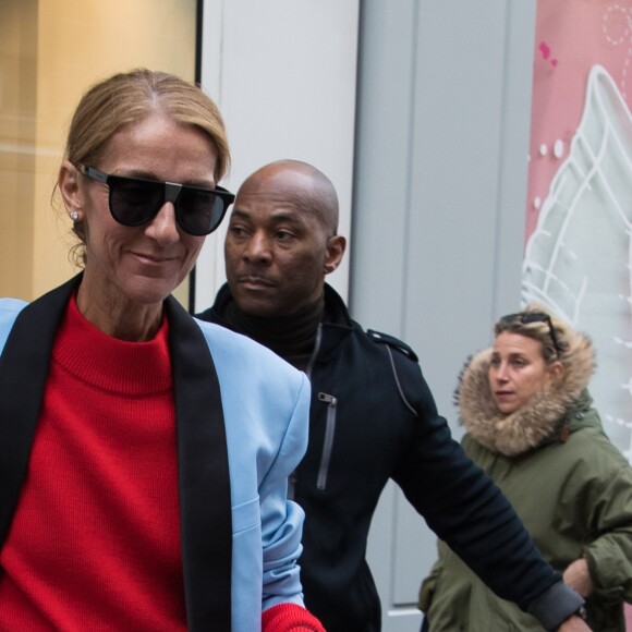 Céline Dion à Paris le 31 janvier 2019.