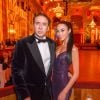 Nicolas Cage et sa compagne Erika Koike au ball des juristes au palais Hofburg à Vienne, Autriche, le 7 mars 2019