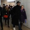 Déborah François et son époux Valentin Vignet, petit-fils d'Agnès Varda, l'artiste JR - Hommage à Agnès Varda à la Cinémathèque française avant ses obsèques au cimetière du Montparnasse à Paris le 2 avril 2019.