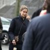 Laetitia Casta arrive à l'hommage à Agnès Varda à la Cinémathèque française avant ses obsèques au cimetière du Montparnasse à Paris, France, le 2 avril 2019