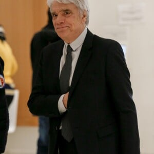 Bernard Tapie - Arrivées au Tribunal de Paris, Batignolles - 11e chambre correctionnelle, 2e section pour le procès de Bernard Tapie le 18 mars 2019.