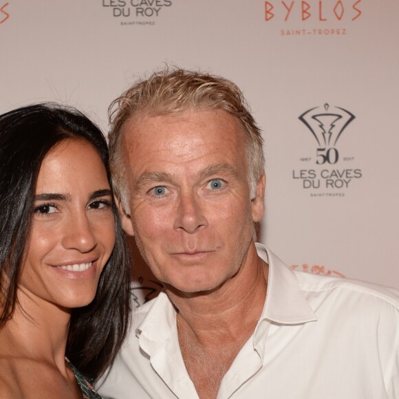 Exclusif - Franck Dubosc et sa femme Danièle - Soirée de la Summer Party des 50 ans du Byblos et des Caves du Roy à Saint-Tropez le 23 juillet 2017. © Rachid Bellak/Bestimage