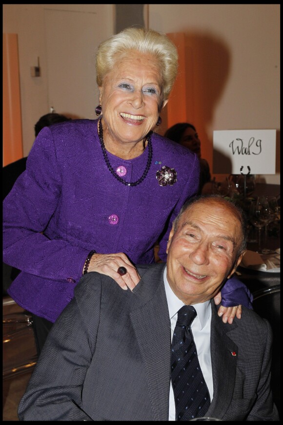 Serge et Nicole Dassault - Dîner des amis du Musée d'Art moderne de Paris, le 18 octobre 2011.