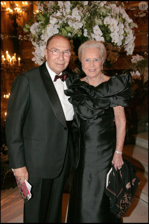 Exclu : Serge et Nicole Dassault - Gala à l'Opéra Garnier à Paris, le 9 mars 2008.  