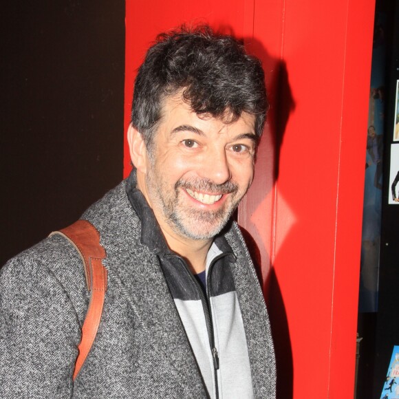 Exclusif - Stéphane Plaza lors du spectacle "JeanFi décolle" dans la salle mythique du music-hall Bobino à Paris, France, le 15 mars 2019. © Philippe Baldini/Bestimage