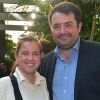 Jean-François Piège et sa femme Elodie Tavares - Défilé Bonpoint Collection printemps / été 2017 à l'Hôtel de Brancas à Paris le 6 juillet 2016. © Giancarlo Gorassini / Bestimage