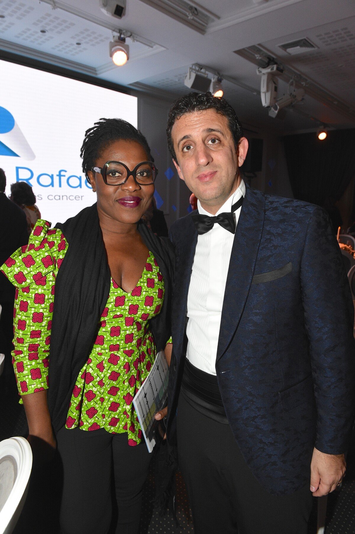 Photo Exclusif Claudia Tagbo et Alain Toledano (Président de l'Institut Rafaël) 2ème Gala Photo Exclusif Claudia Tagbo et Alain Toledano (Président de l'Institut Rafaël) 2ème Gala