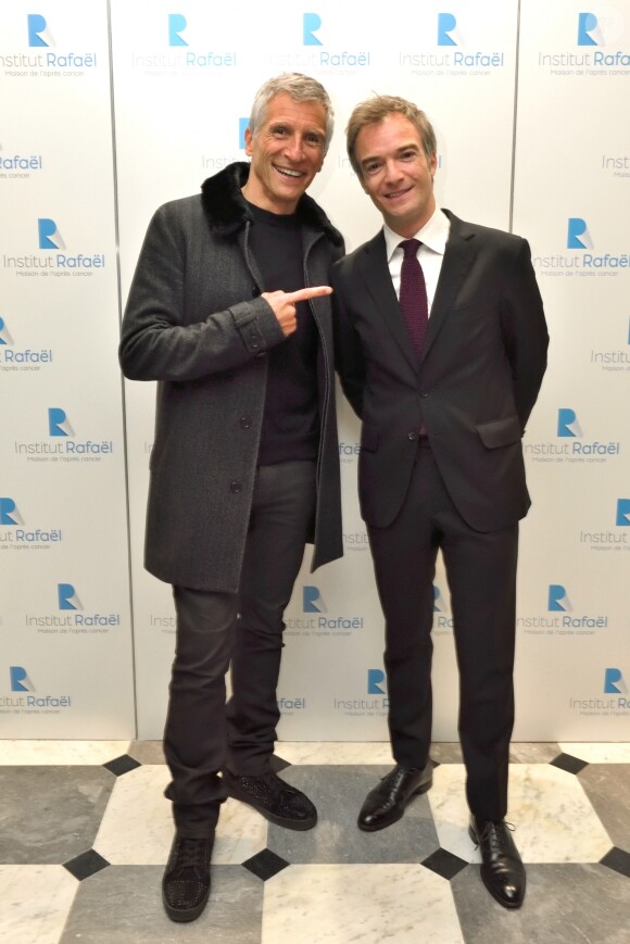 Exclusif - Nagui et Jonathan Lambert - 2ème Gala caritatif de l'Institut Rafaël "Maison de l'après Cancer" au Pavillon d'Armenonville à Paris le 4 avril 2019. © Erez Lichtfeld/Bestimage