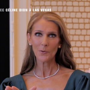 Céline Dion évoque son rôle d'égérie L'Oréal Paris lors d'une conférence de presse à Las Vegas, fin mars. Extrait de l'émission "50' inside" du 6 avril 2019.