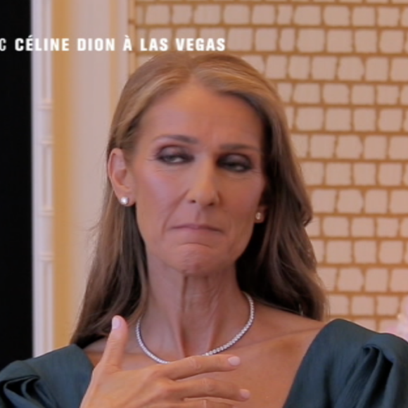 Céline Dion évoque son rôle d'égérie L'Oréal Paris lors d'une conférence de presse à Las Vegas, fin mars. Extrait de l'émission "50' inside" du 6 avril 2019.