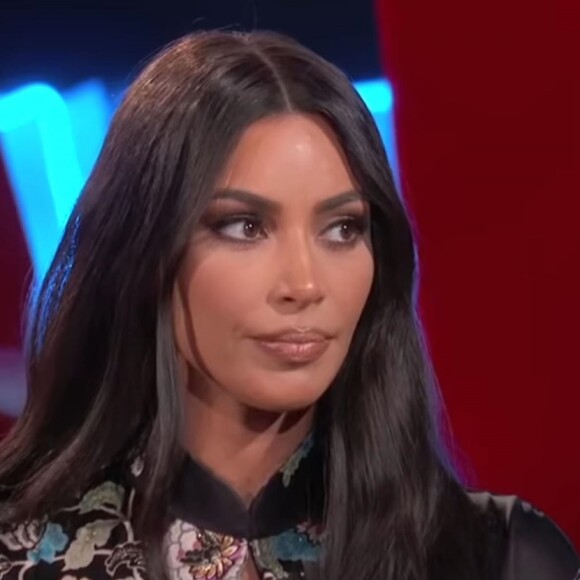 Kim Kardashian et ses soeurs Kourtney et Khloe sur le plateau de l'émission "Jimmy Kimmel Live", le 2 avril 2019.