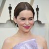 Emilia Clarke lors du photocall des arrivées de la 91ème cérémonie des Oscars 2019 au théâtre Dolby à Hollywood, Los Angeles, Californie, Etats-Unis, le 24 février 2019.