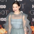 Emilia Clarke à la première de "Game of Thrones - Saison 8" au Radio City Music Hall à New York, le 3 avril 2019.