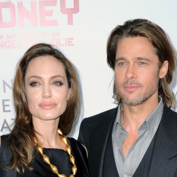 Angelina Jolie et Brad Pitt à New York en 2011.
