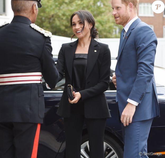 Le prince Harry, duc de Sussex et Meghan Markle, duchesse de Sussex arrivent à la soirée WellChild Awards à l'hôtel Royal Lancaster à Londres le 4 septembre 2018.