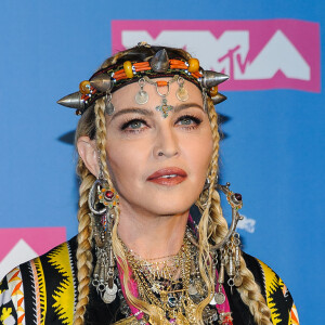 Madonna - Photocall des MTV Video Music Awards 2018 au Radio City Music Hall à New York, le 20 août 2018. © Mario Santoro/AdMedia via ZUMA Press/Bestimage