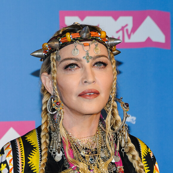 Madonna - Photocall des MTV Video Music Awards 2018 au Radio City Music Hall à New York, le 20 août 2018. © Mario Santoro/AdMedia via ZUMA Press/Bestimage