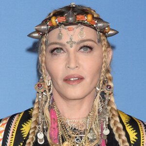 Madonna - Pressroom des MTV Video Music Awards 2018 au Radio City Music Hall à New York, le 20 août 2018.