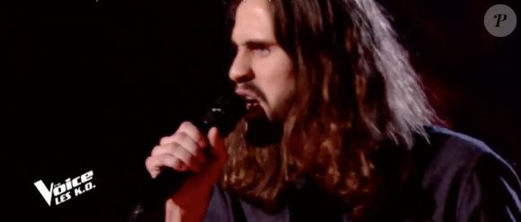 Clément dans "The Voice 8", le 20 avril 2019 sur TF1.