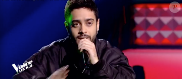 Scam Talk dans "The Voice 8" sur TF1, le 20 avril 2019.