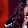 Chloé dans "The Voice 8" sur TF1, le 20 avril 2019.