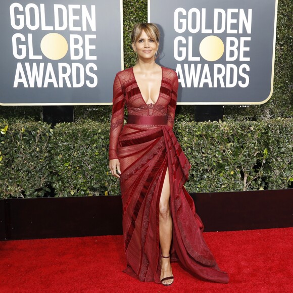 Halle Berry - Photocall de la 76ème cérémonie annuelle des Golden Globe Awards au Beverly Hilton Hotel à Los Angeles, le 6 janvier 2019.