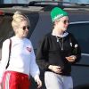 Exclusif - Kristen Stewart et sa compagne Sara Dinkin à la sortie d'un bar à ongles à Los Angeles, le 20 avril 2019.