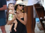 Eva Longoria : Détente totale avec son bébé et son mari à Saint-Barth