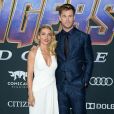 Chris Hemsworth et sa femme Elsa Pataky - Avant-première du film "Avengers : Endgame" à Los Angeles, le 22 avril 2019.