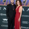 Cobie Smulders et son mari Taran Killam - Avant-première du film "Avengers : Endgame" à Los Angeles, le 22 avril 2019.