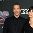 Benedict Cumberbatch et sa femme Sophie Hunter - Avant-première du film "Avengers : Endgame" à Los Angeles, le 22 avril 2019.