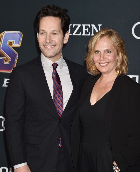 Paul Rudd et sa femme Julie Yaeger - Avant-première du film "Avengers : Endgame" à Los Angeles, le 22 avril 2019.