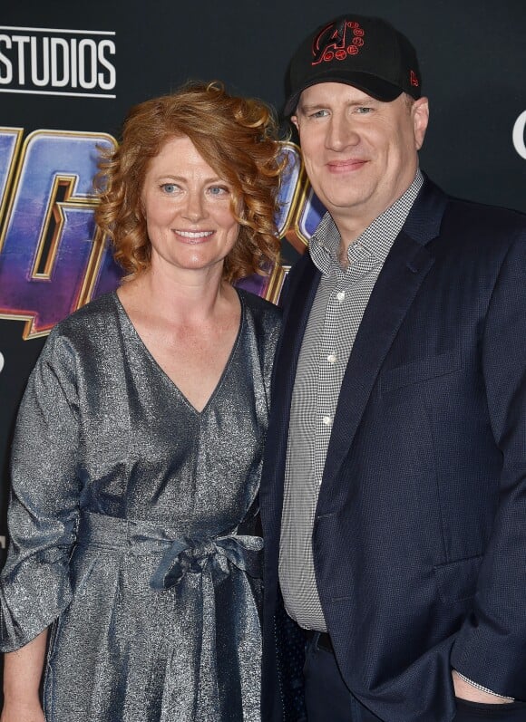 Kevin Feige et sa femme Caitlin Feige - Avant-première du film "Avengers : Endgame" à Los Angeles, le 22 avril 2019.