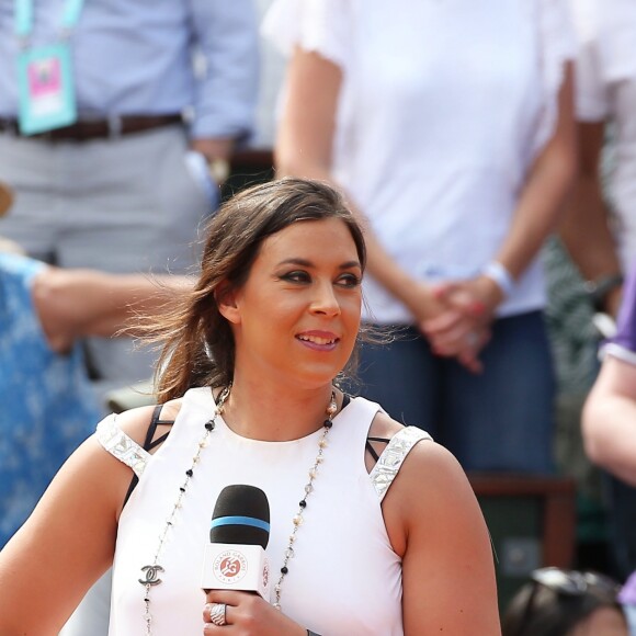 Marion Bartoli lors des Internationaux de France de Tennis de Roland Garros à Paris le 2 juin 2018. © Dominique Jacovides-Cyril Moreau / Bestimage