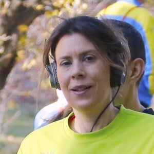 Marion Bartoli pendant le marathon de New York dans Central park à New York City, New York, Etats-Unis, le 6 novembre 2016. © Agence/Bestimage