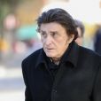 Dick Rivers - Obsèques du journaliste, animateur de télévision et animateur de radio français Philippe Gildas en la salle de la Coupole au crématorium du cimetière du Père-Lachaise à Paris, France, le 5 novembre 2018.