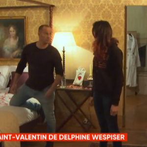 Delphine Wespiser piégée par Cyril Hanouna dans "La grande rassrah 4" - jeudi 25 avril 2019, sur C8