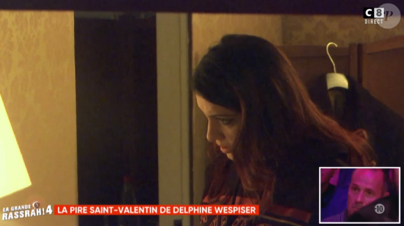 Delphine Wespiser piégée par Cyril Hanouna dans "La grande rassrah 4" - jeudi 25 avril 2019, sur C8